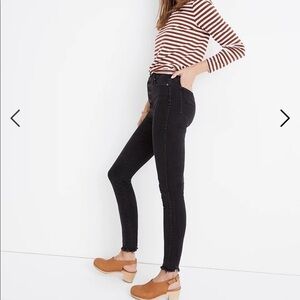 Madewell 10" black High Rise Skinny Size 23 00​​​​​​​